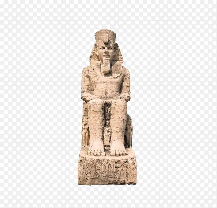 古埃及的法老像