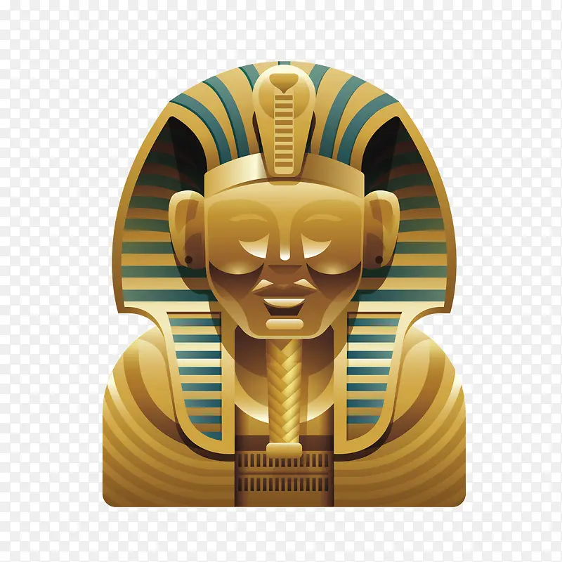 埃及法老矢量图设计