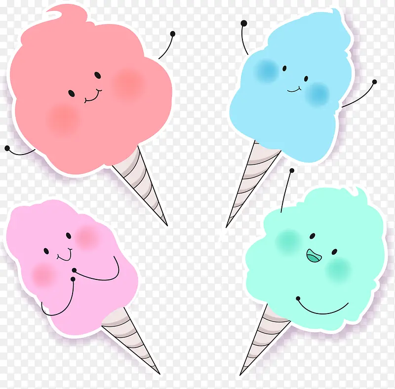 矢量棉花糖