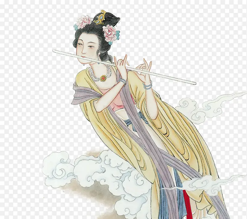 中国画仙女