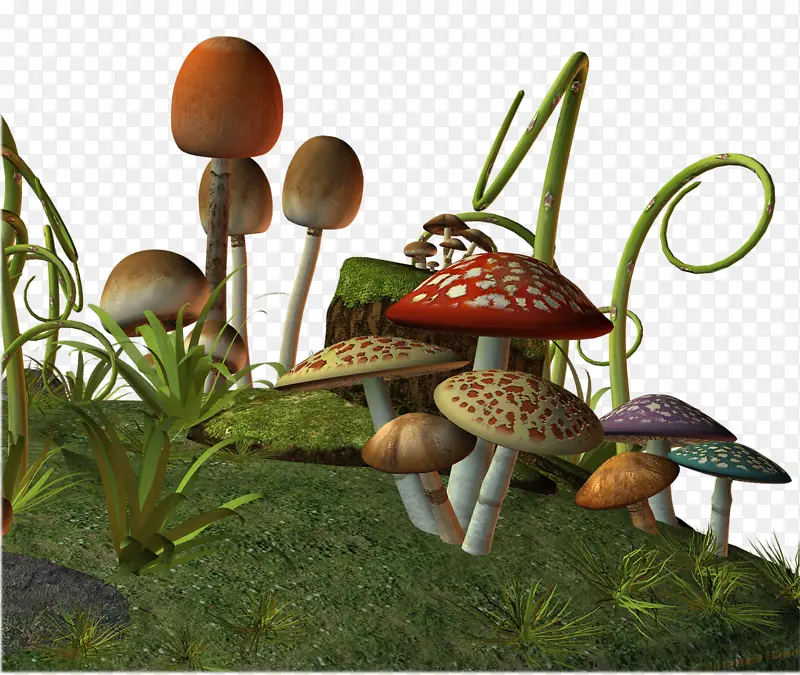 游戏蘑菇素材