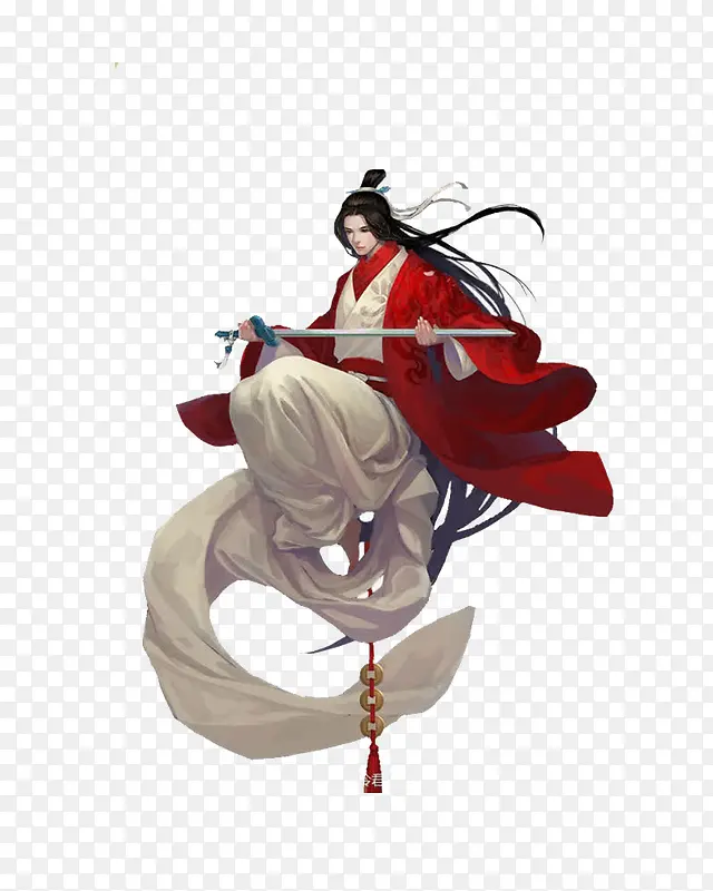 红袍男子