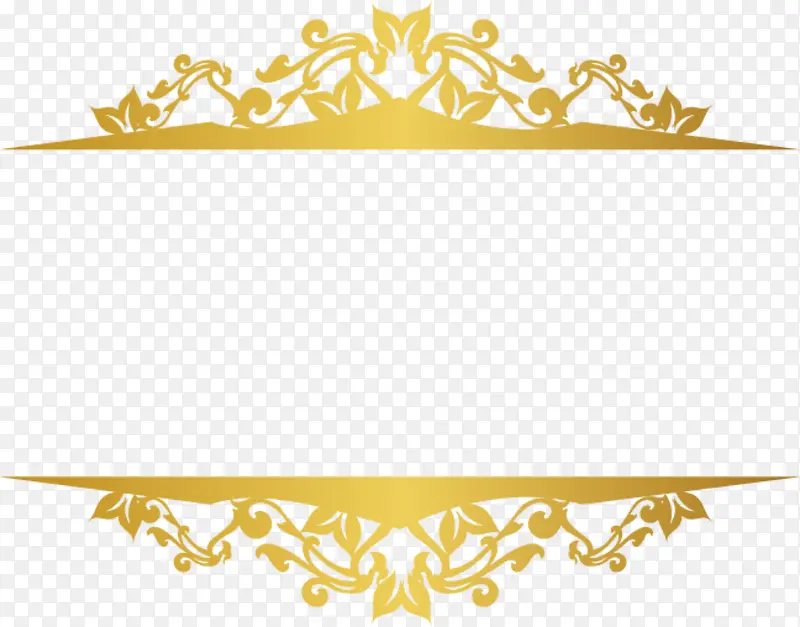 金色藤蔓装饰