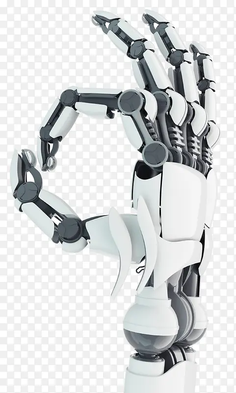 人工智能机器人OK手势