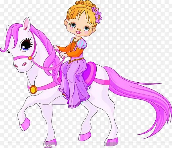 紫色小马和公主