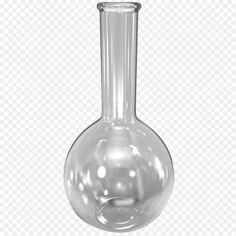 灰色透明实验器材实验杯