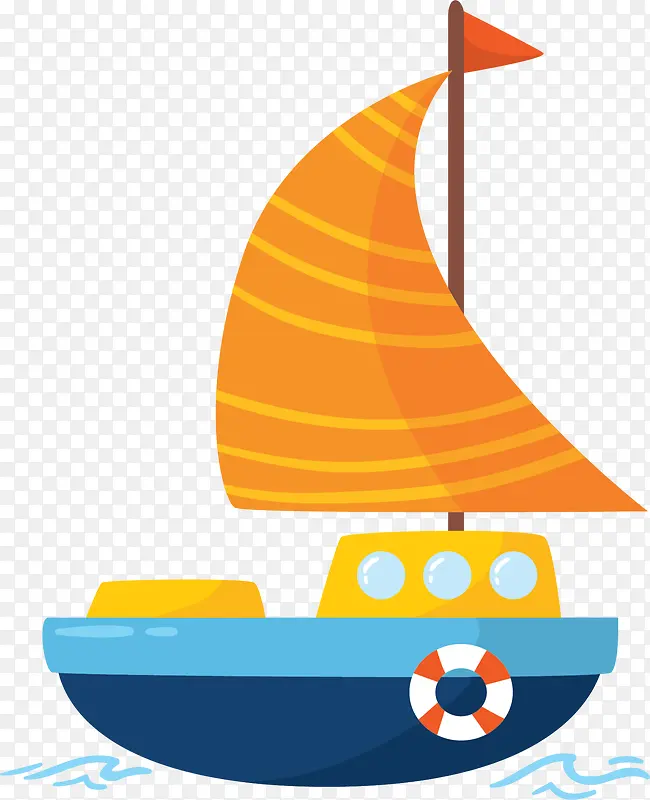 世界海洋日海上小船
