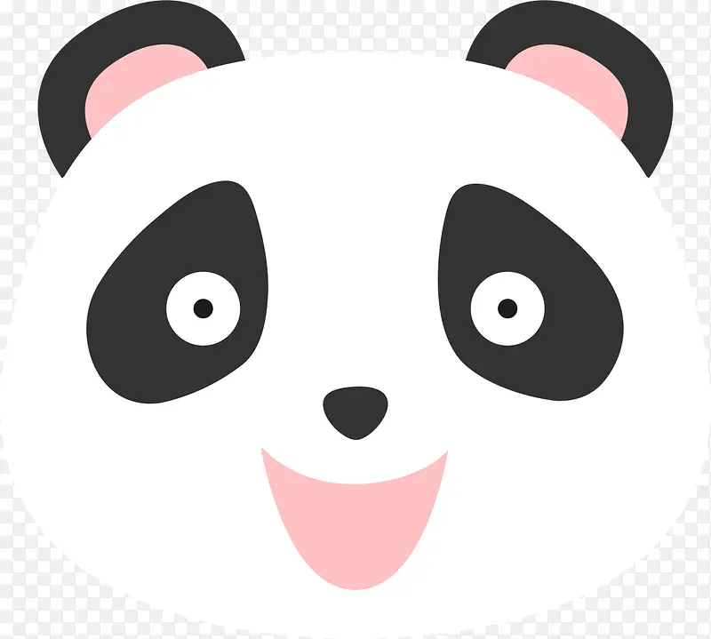 开心可爱熊猫表情