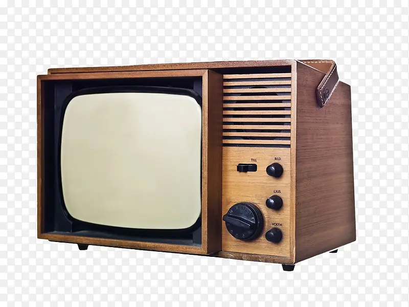 一台老式电视