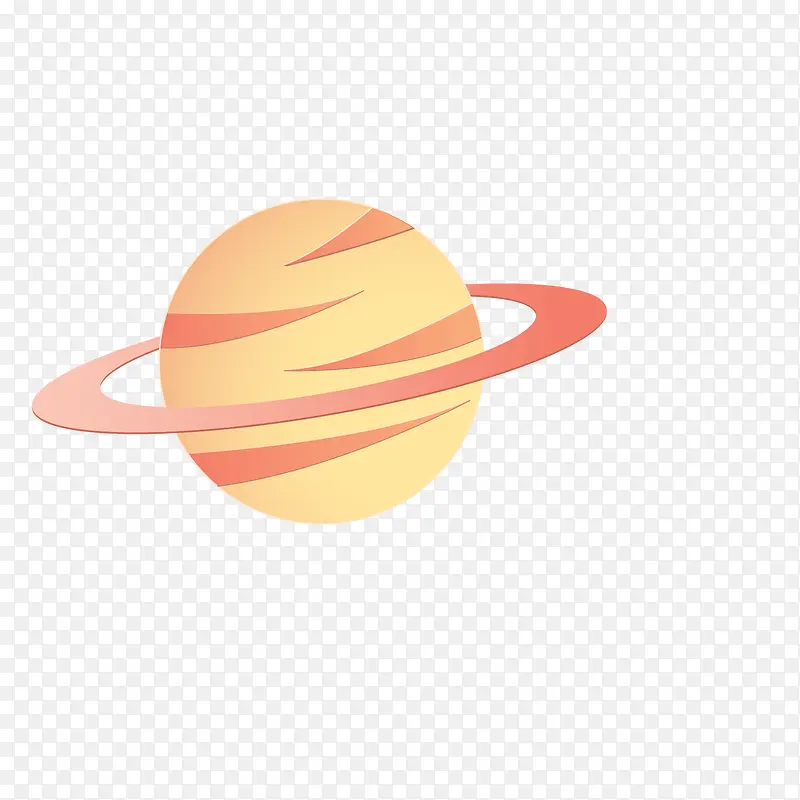 红黄色卡通星球模型PNG图片素材下载_图片编号7833482-PNG素材网