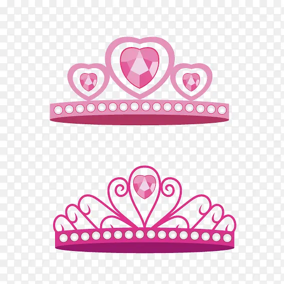 水晶粉色王冠