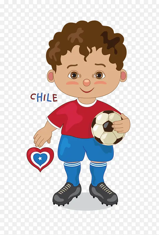 世界杯卡通人物智利国家队