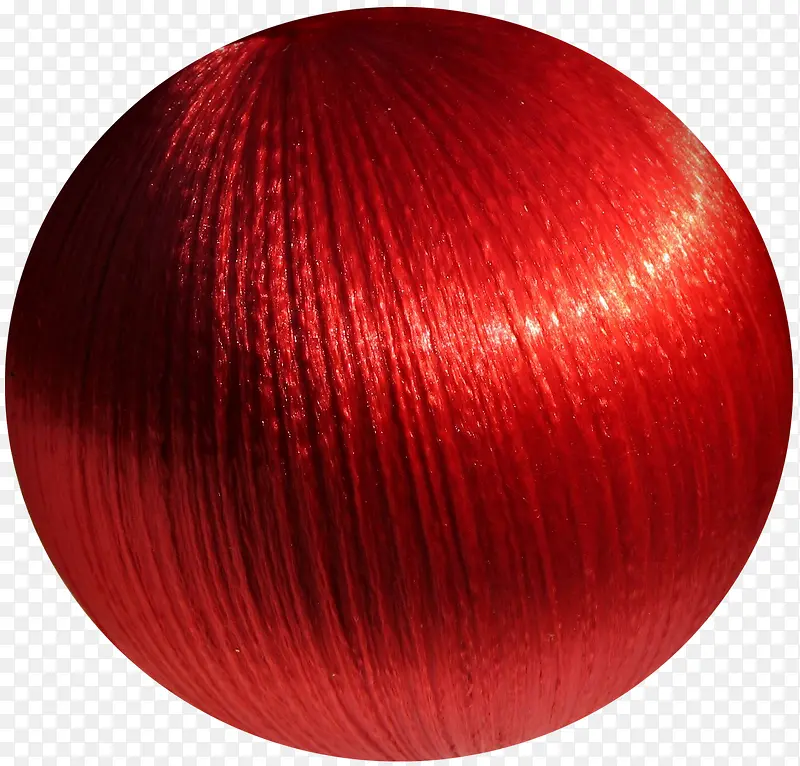 红色节日装饰球
