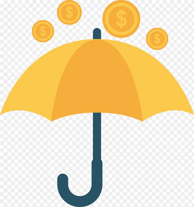 金钱雨伞