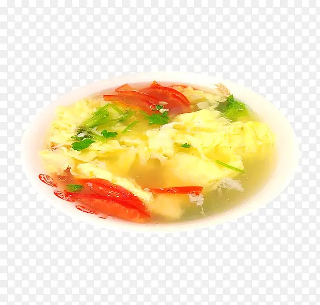 西红柿鸡蛋汤食品图片