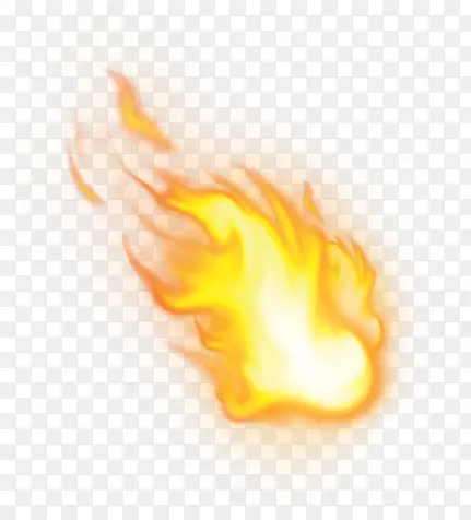 火光效果燃烧卡通图标形状