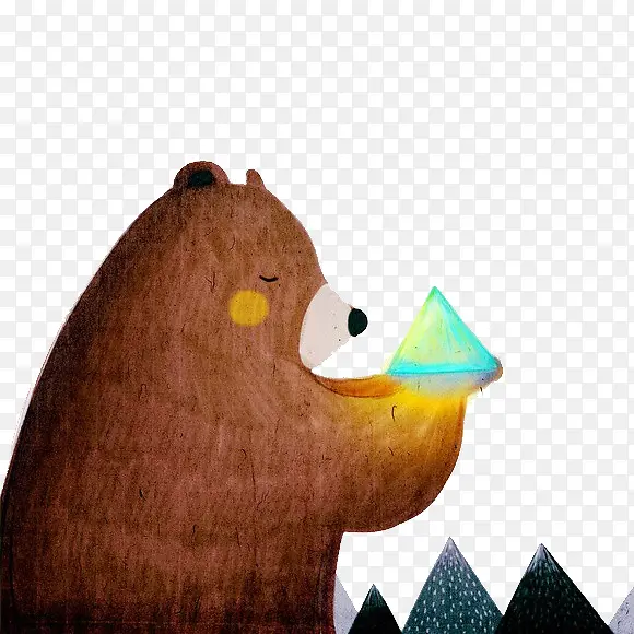 卡通手绘熊