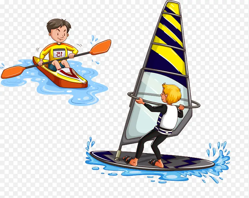 皮划艇和帆船