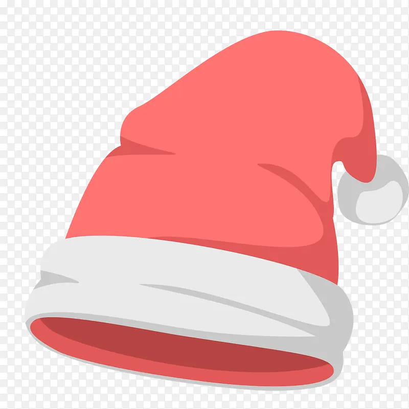 创意红色圣诞节的帽子设计