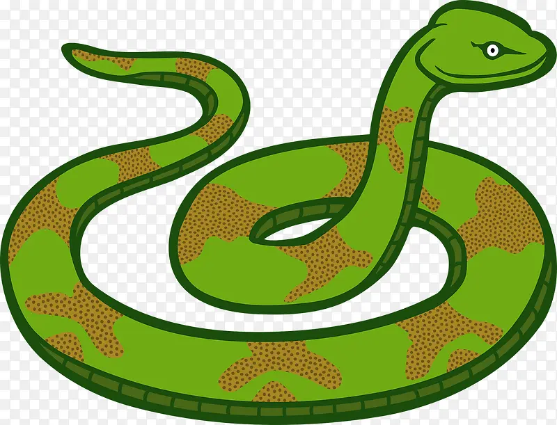 绿色的毒蛇