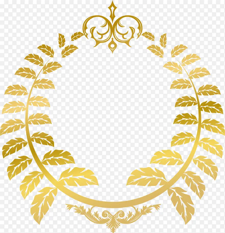 金色树藤标志