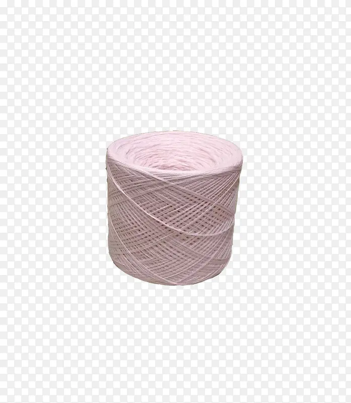 实粉色棉纱线
