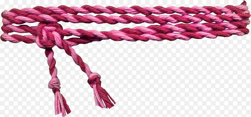 红色彩绳子