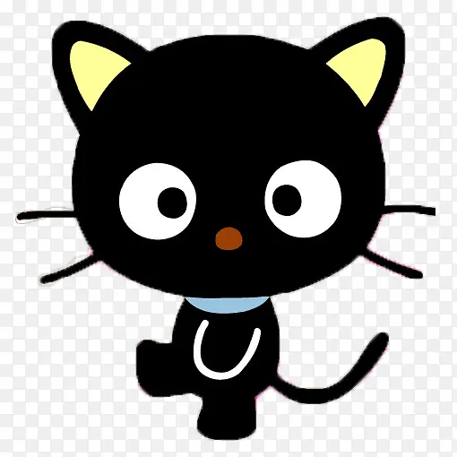 可爱黑色小猫