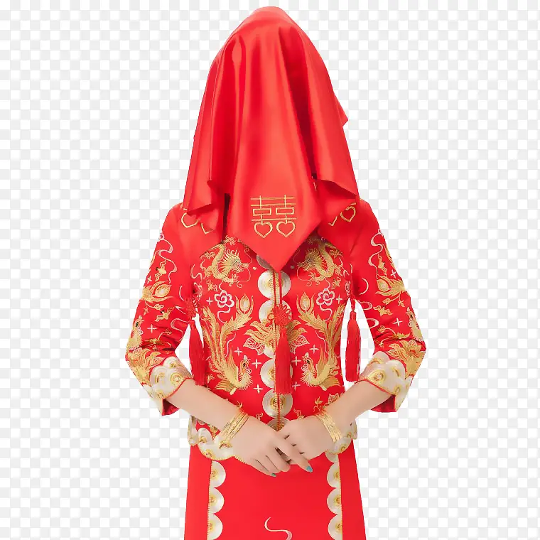 中国风红盖头古装新娘PNG图片素材下载_图片编号7863659-PNG素材网