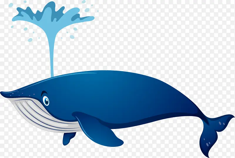 世界海洋日喷水的鲸鱼