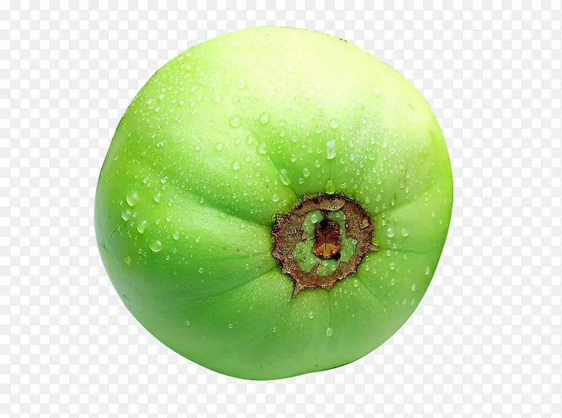 实物带水珠绿色水果甜瓜
