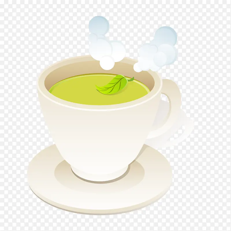 卡通茶杯饮品设计