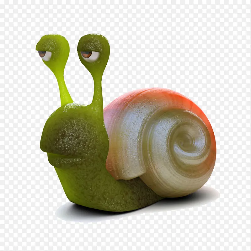 绿色蜗牛