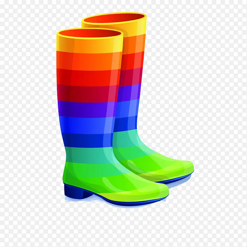 彩色雨靴