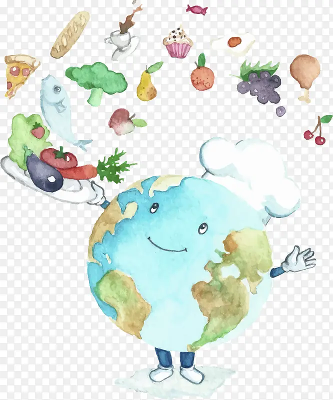 世界地球日地球厨师