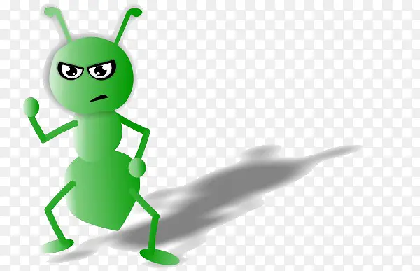 绿色的小蚂蚁