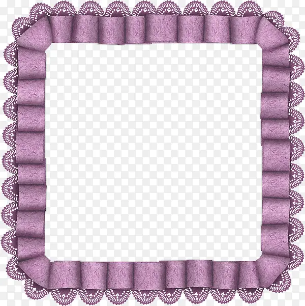 紫色丝带边框纹理相框