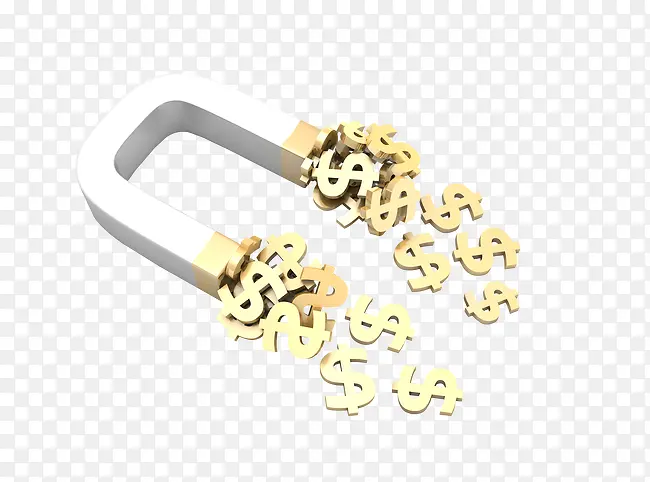 金色美元图案