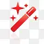 魔术魔杖超级单红图标