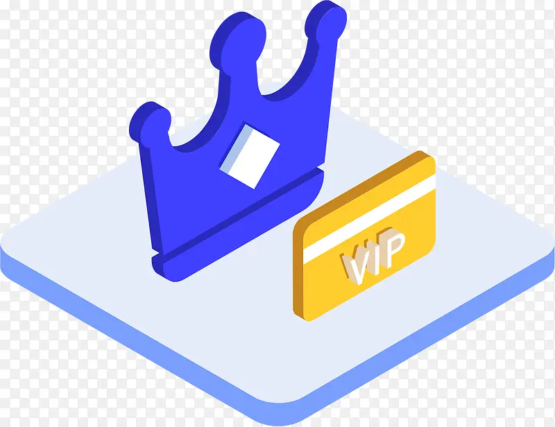 2.5D金融VIP立体图标PNG图片素材下载_图片编号7875026-PNG素材网