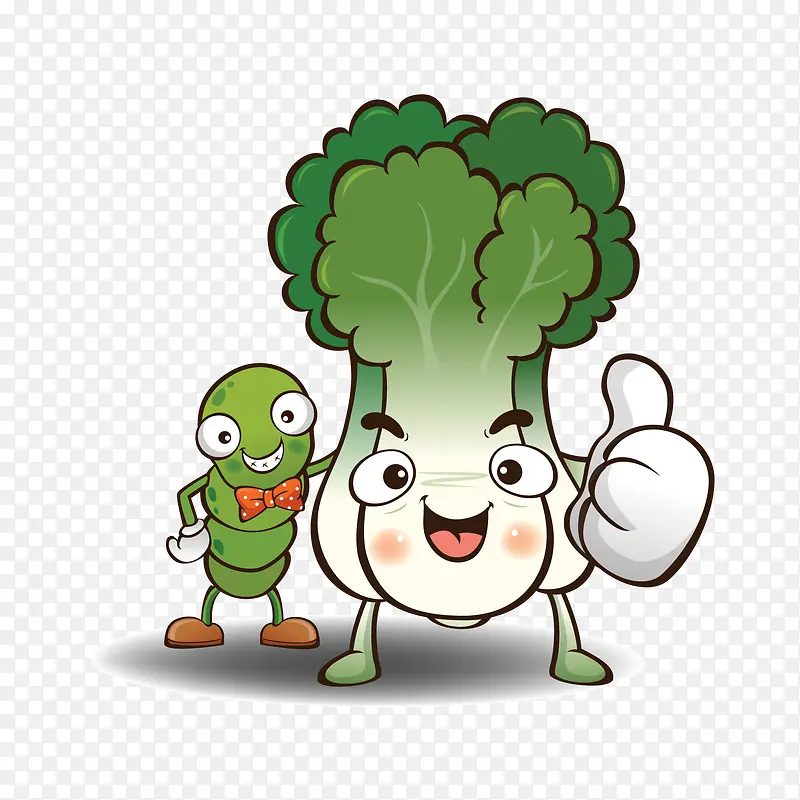 手绘蔬菜人物
