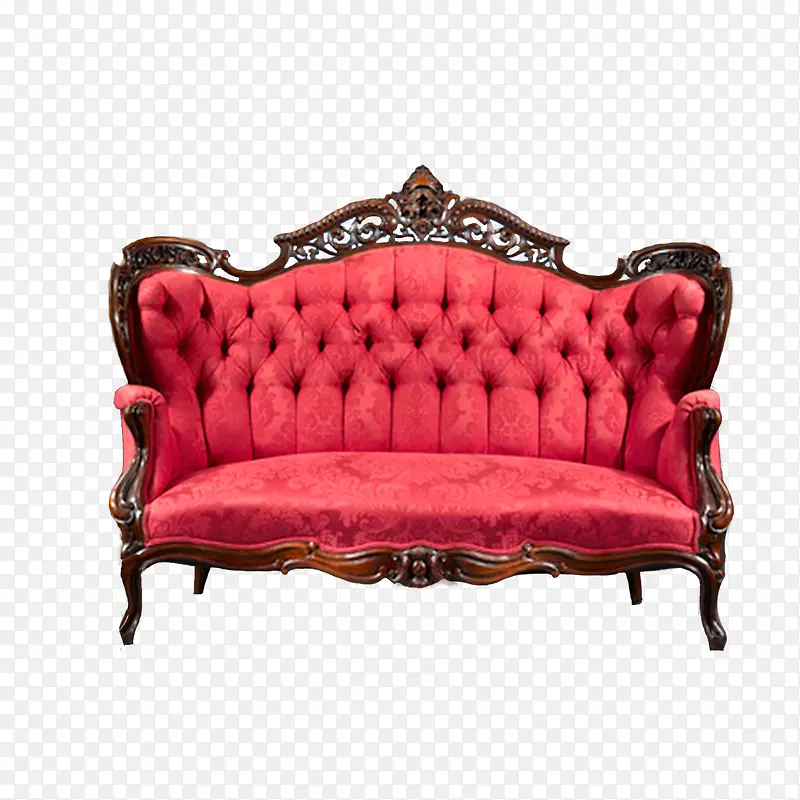 红色沙发款式图案