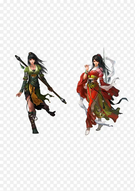 武侠游戏人物PNG图片素材下载_图片编号7882513-PNG素材网