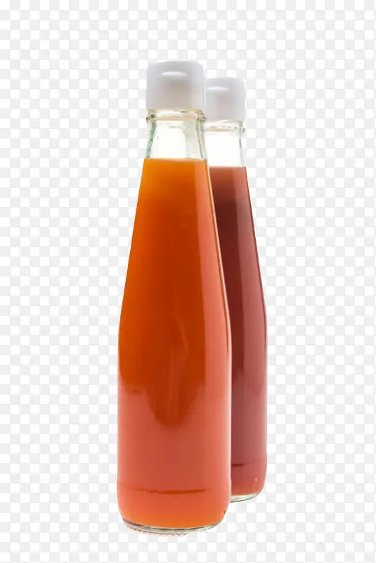 透明玻璃瓶子番茄酱包装和蒜蓉酱