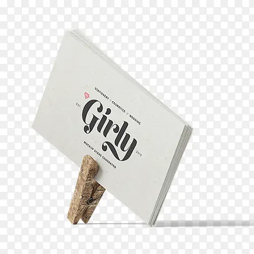 白色立体装饰标牌设计图