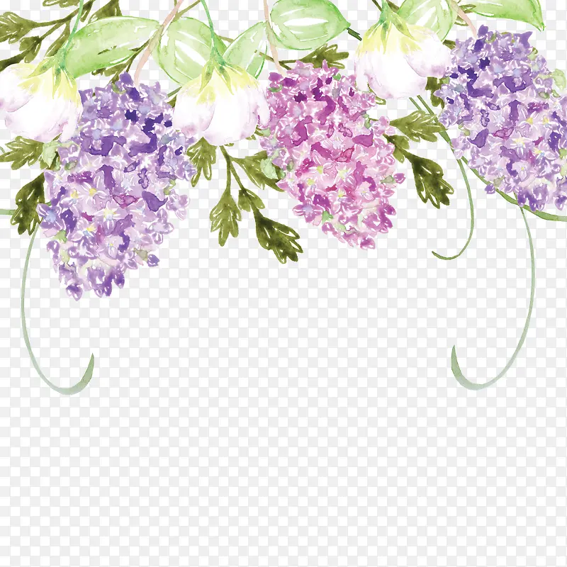手绘花束