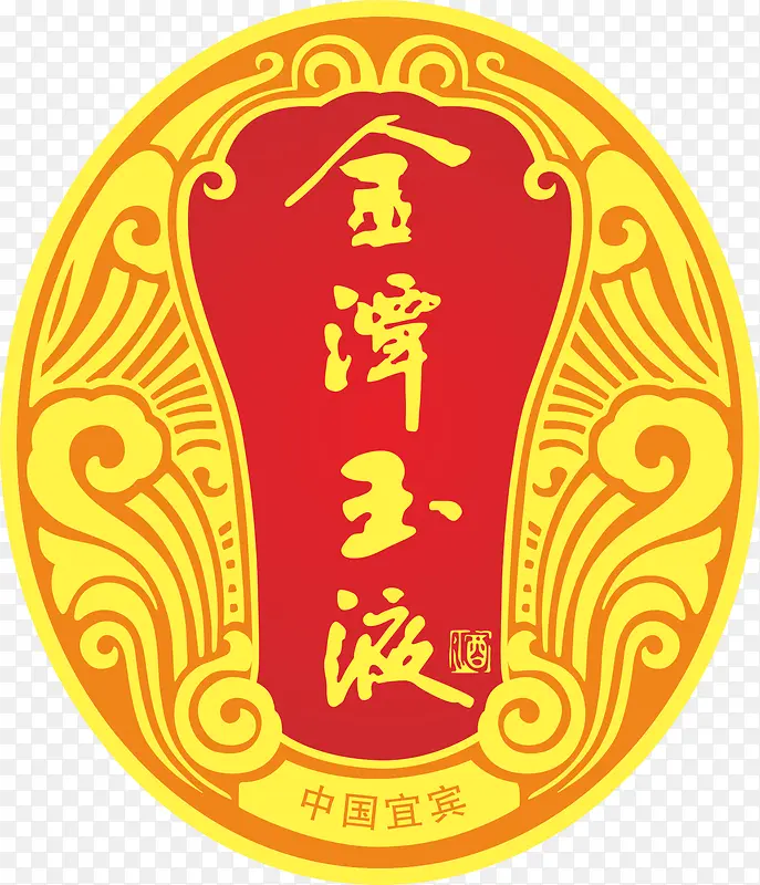 花纹酒标