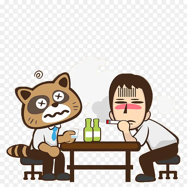 一个烦恼又满脸黑线的男人