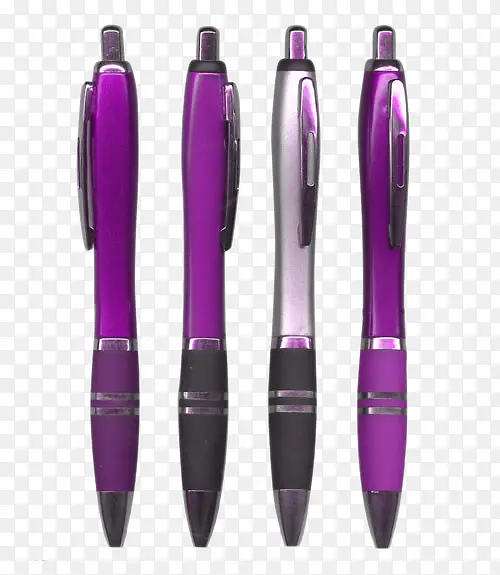 紫色系列4支圆珠笔