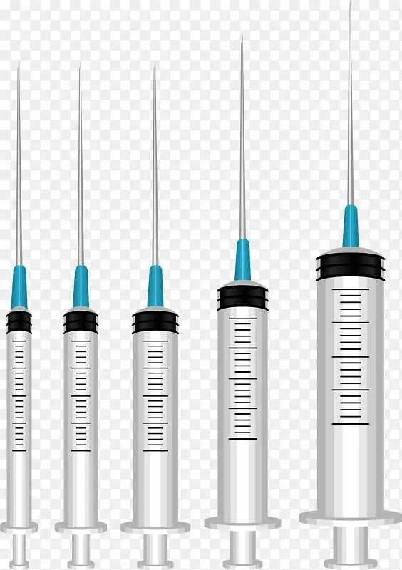 矢量手绘针筒